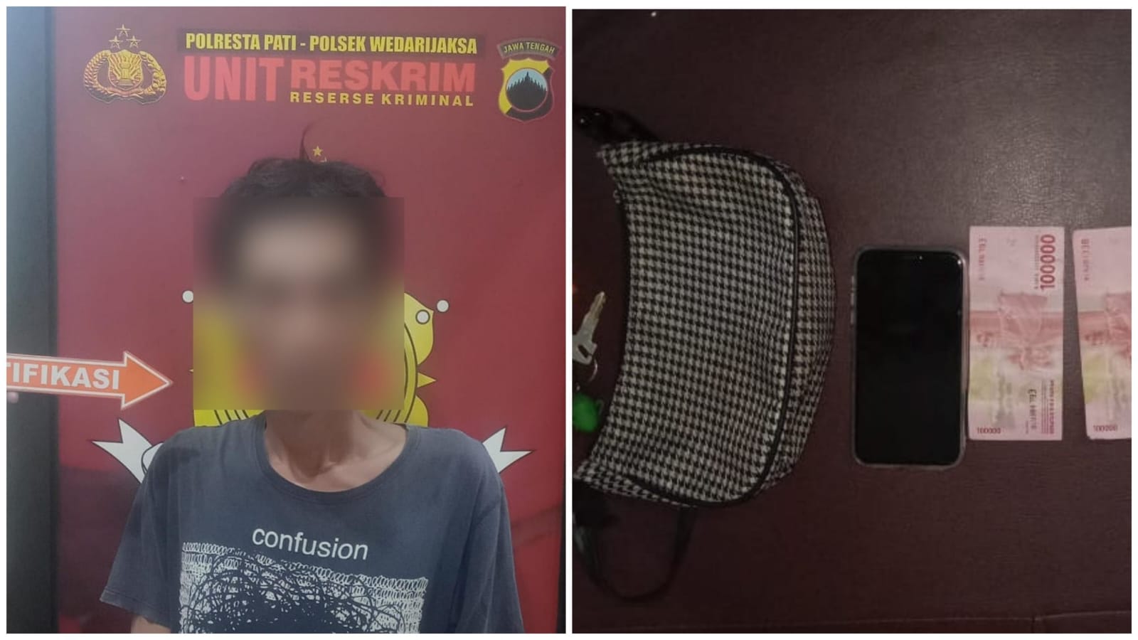 PENCURIAN HP IPHONE DITANGKAP POLISI